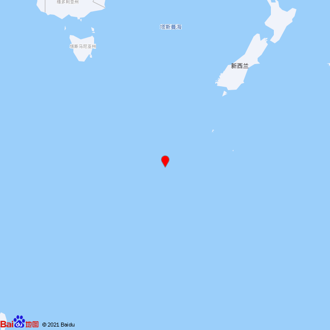 正式速报麦夸里岛地区发生69级地震