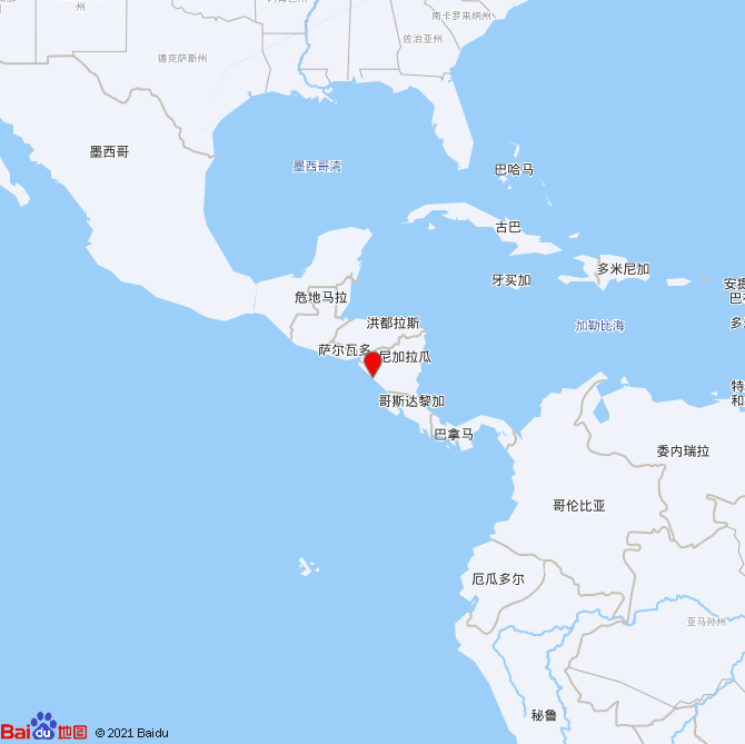尼加拉瓜地理位置图片