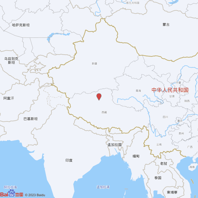 (正式速报)西藏那曲市尼玛县发生36级地震