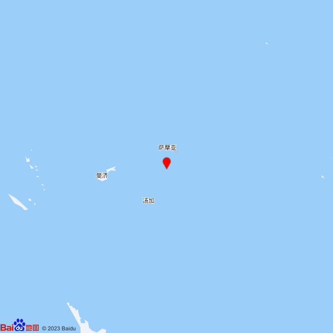 (正式速报)萨摩亚群岛地区发生59级地震